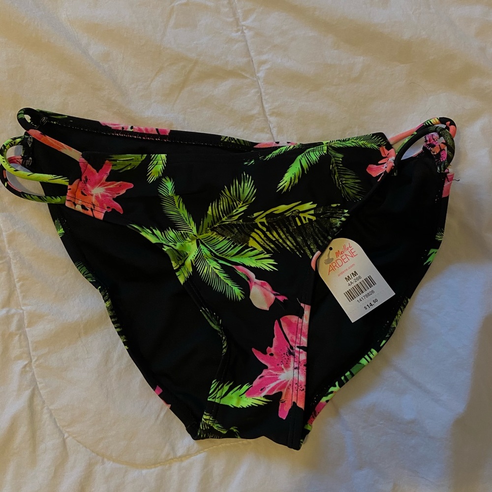 NWT Ardene tropical print bikini bottoms